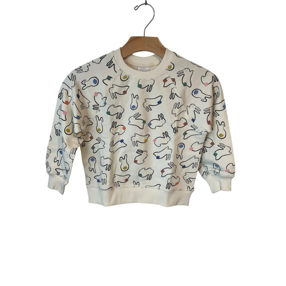 Hanna Andersson Easter Bunny Print Sweatshirt Size 5